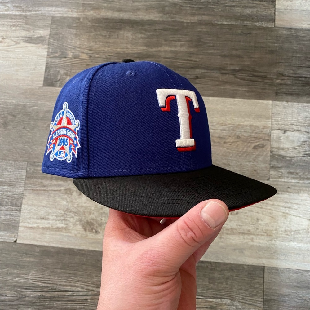 Texas Rangers Hat Club Exclusive New Era Fitted 7 1/8